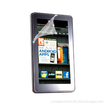 HD Anti-fingerprint Protector for Clear Screens of Amazon Kindle Fire 2, Made of Imported PET
